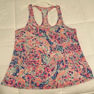 Lilly Pulitzer Luxletic Racer Back Tank Top